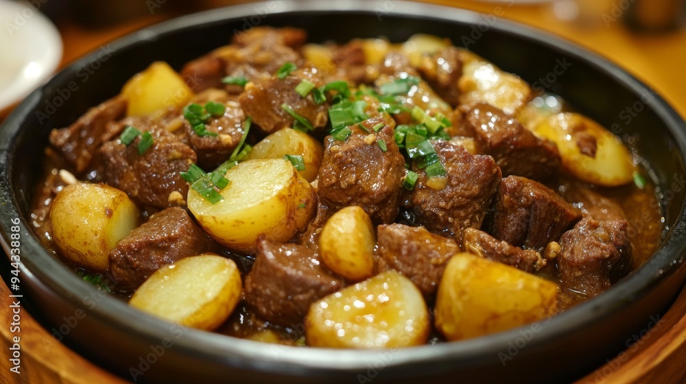 The national cuisine of Macau. Minchi. The national cuisine of Macau. Minchi.