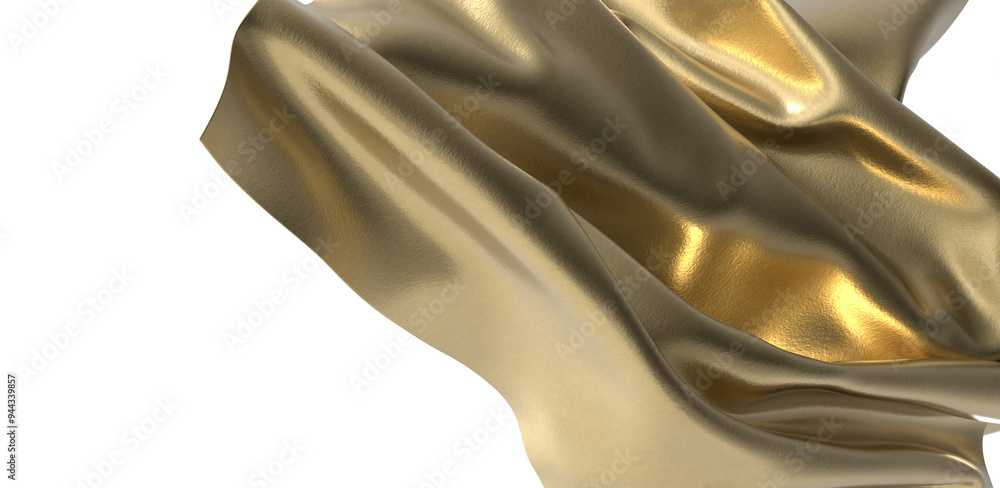 Golden abstract art with a twist Golden abstract art with a twist