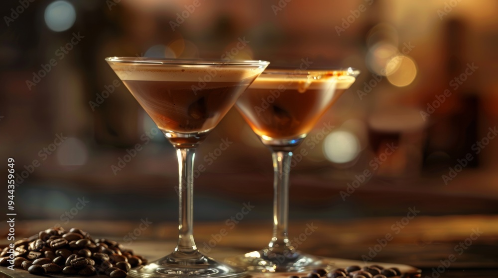The national cuisine of Cuba. Cuban martini with coffee. The national cuisine of Cuba. Cuban martini with coffee.