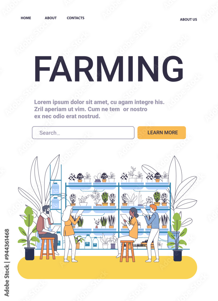 Farming eco-friendly practices people tending plants sustainable agriculture indoor gardening minimalistic style Farming eco-friendly practices people tending plants sustainable agriculture indoor gardening minimalistic style
