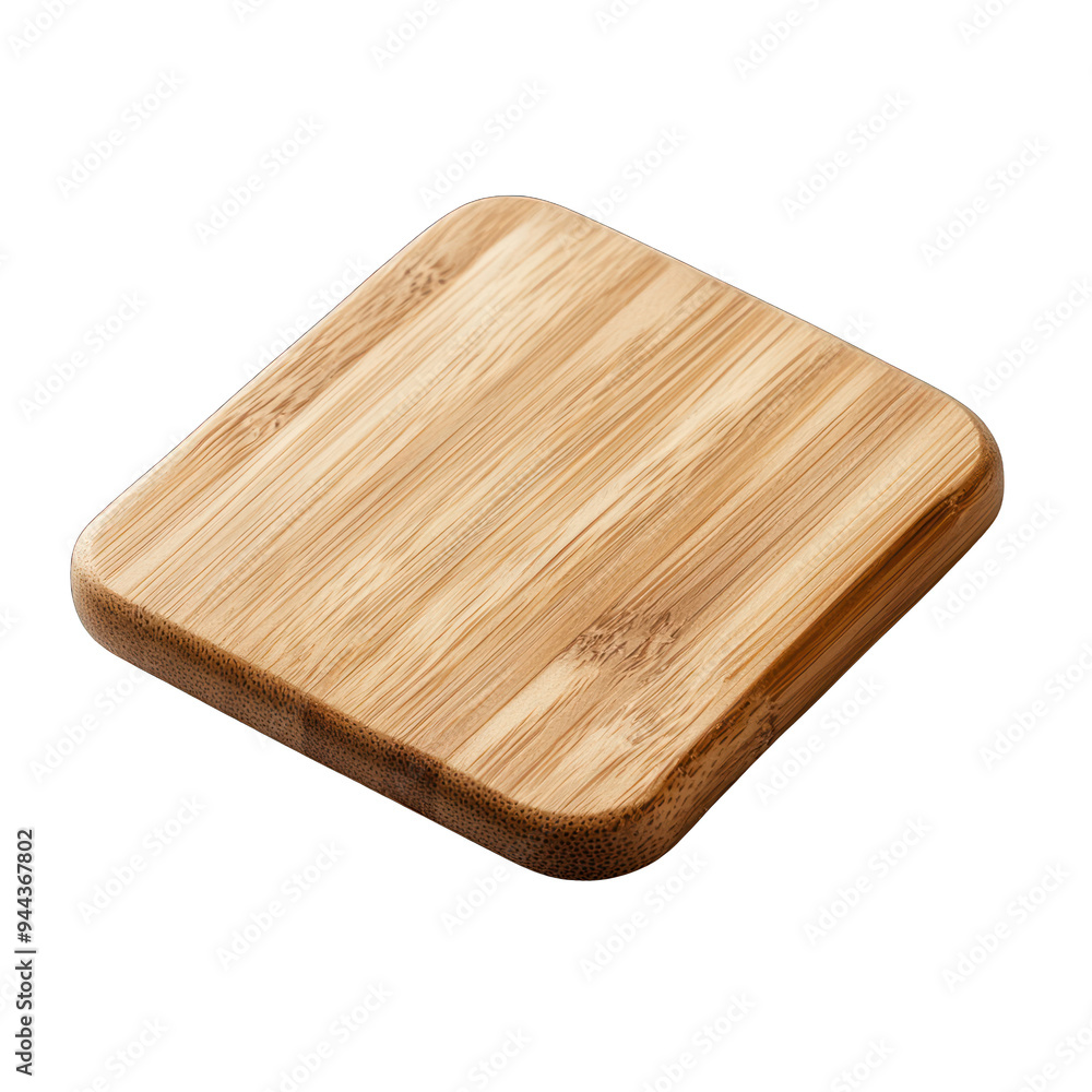 Natural bamboo cutting board with a smooth surface, perfect for kitchen use and food preparation. Eco-friendly and stylish. transparent background Natural bamboo cutting board with a smooth surface, perfect for kitchen use and food preparation. Eco-friendly and stylish. transparent background