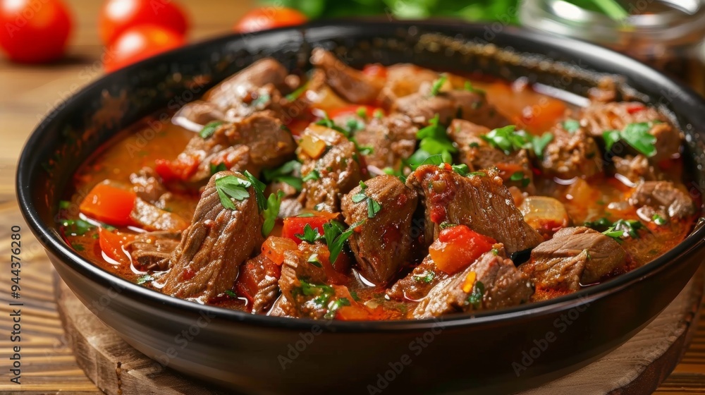 The national cuisine of Cuba. Cuban-style meat. The national cuisine of Cuba. Cuban-style meat.