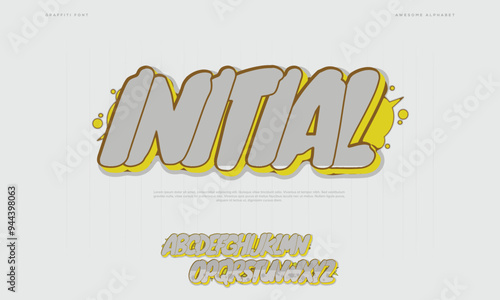 The gradient hues in graffiti fonts blend effortlessly, with spray paint textures giving a rough, streetwise edge.