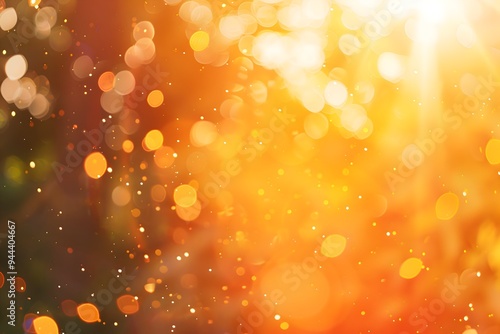autumn natural bokeh with sun for background or backdrop	