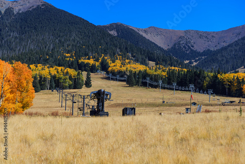 Fall Colors at Snow Bowl Ski Resort