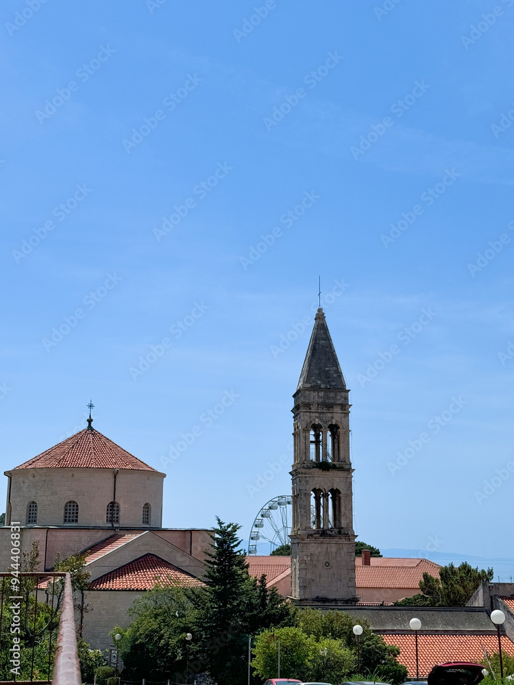 cathedral church on the seashore - Croatia cathedral church on the seashore - Croatia