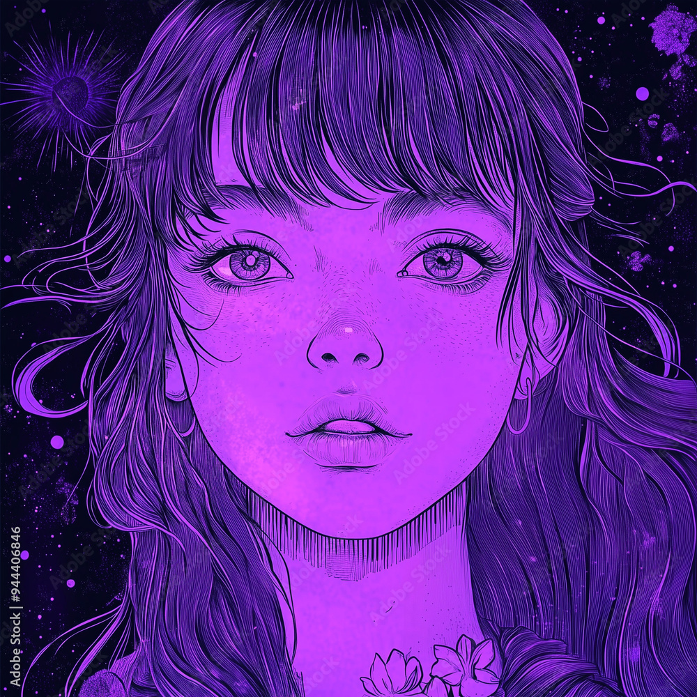 Purple woman Purple woman