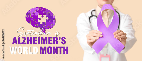 Female doctor with pink rib...