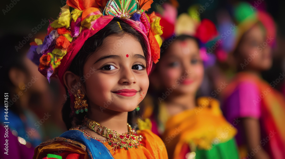 Divas Ball is a Children's Day in India. children in India. Indian children in traditional outfits Divas Ball is a Children's Day in India. children in India. Indian children in traditional outfits