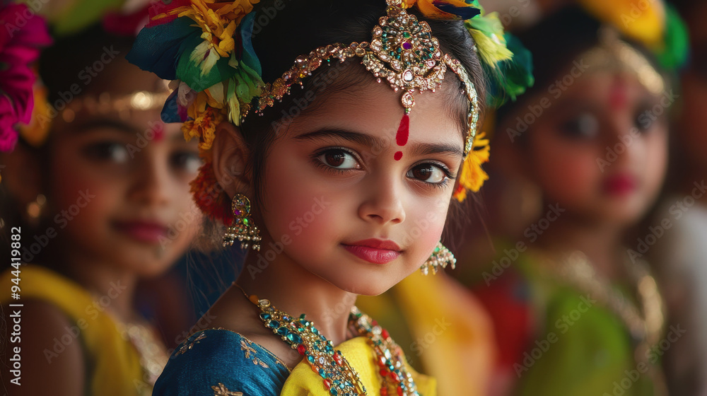 Divas Ball is a Children's Day in India. children in India. Indian children in traditional outfits Divas Ball is a Children's Day in India. children in India. Indian children in traditional outfits