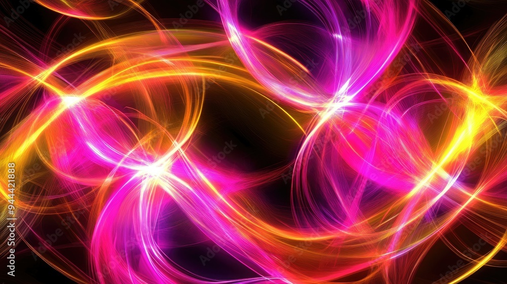 Neon abstract patterns with energy Neon abstract patterns with energy
