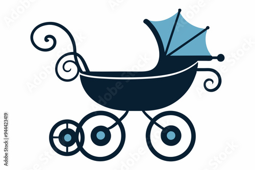 baby carriage silhouette vector illustration. Buggy Carriage silhouette. baby carriage silhouette vector is the best collection. 