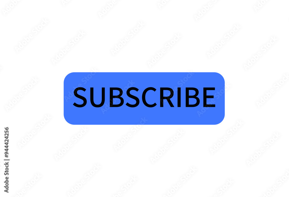 Illustration of a blue 'Subscribe' button in a minimalist design. Represents online subscription services, user engagement, marketing actions, and cloud-based applications. Illustration of a blue 'Subscribe' button in a minimalist design. Represents online subscription services, user engagement, marketing actions, and cloud-based applications.