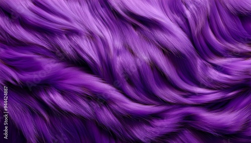 background of purple fur with waves