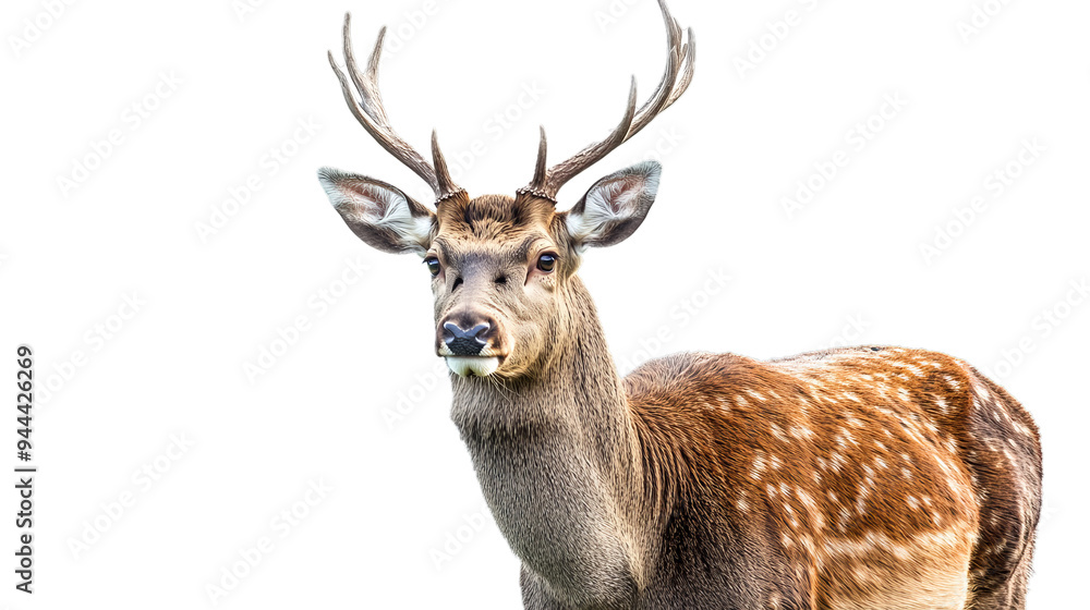 Deer isolated on white background, PNG Deer isolated on white background, PNG