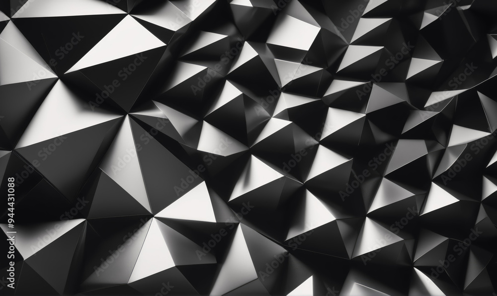 Fototapeta premium A close-up of a black and white geometric pattern