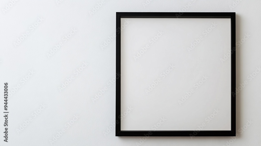 a black frame with a white background a black frame with a white background