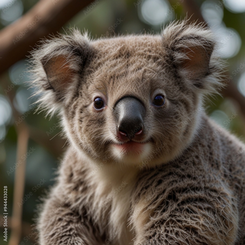 Obraz premium Cute Koala Bear Marsupial wildlife Animal 