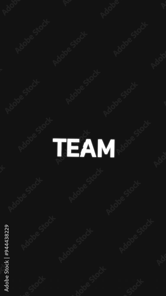 Animation of the word Animation of the word