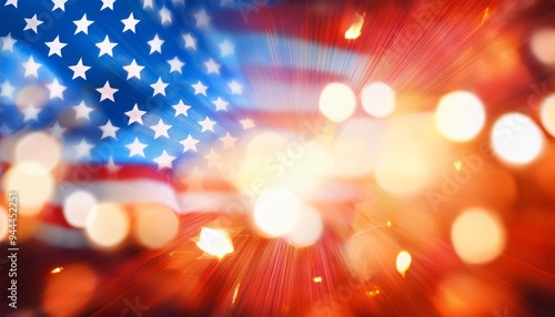 usa patriotic background bright color