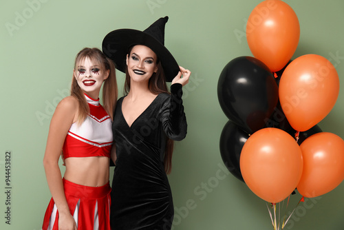 Female friends dressed for ...