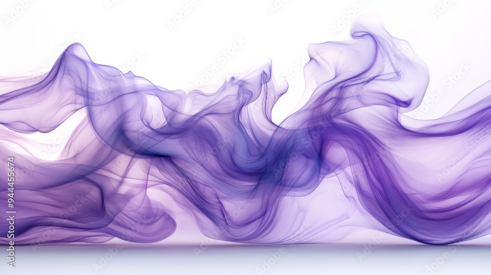 Abstract Purple Smoke Flow Abstract Purple Smoke Flow