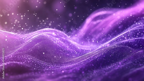 Abstract Purple Waves