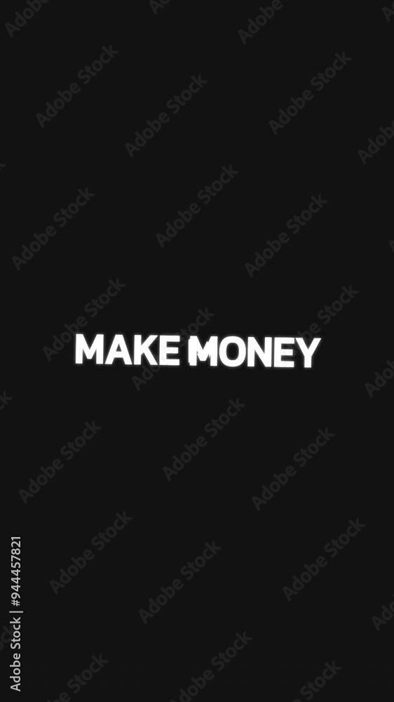 Animation of the phrase Animation of the phrase