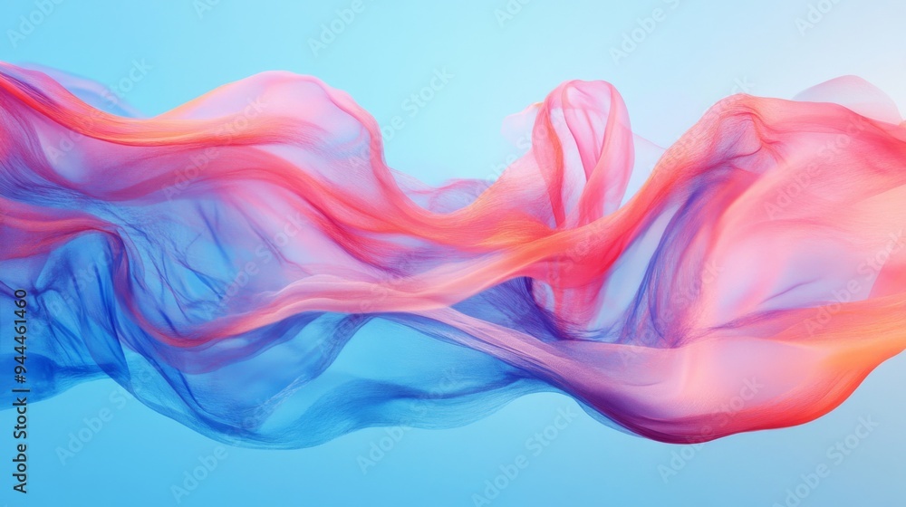 Colorful Abstract Flowing Ribbons of Light: abstract Colorful Abstract Flowing Ribbons of Light: abstract