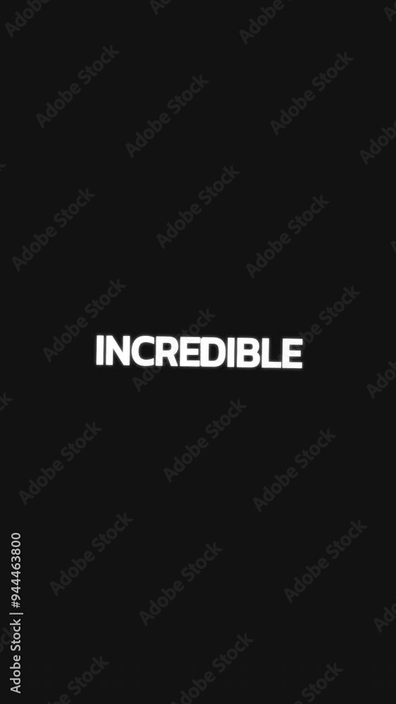 The video features the word The video features the word