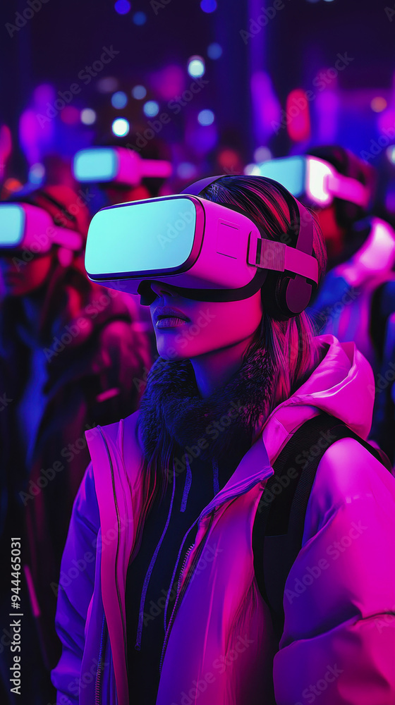 people wearing virtual reality glasses. web 3.0. virtual reality. technologies of the future. AI technologies. people wearing virtual reality glasses. web 3.0. virtual reality. technologies of the future. AI technologies.