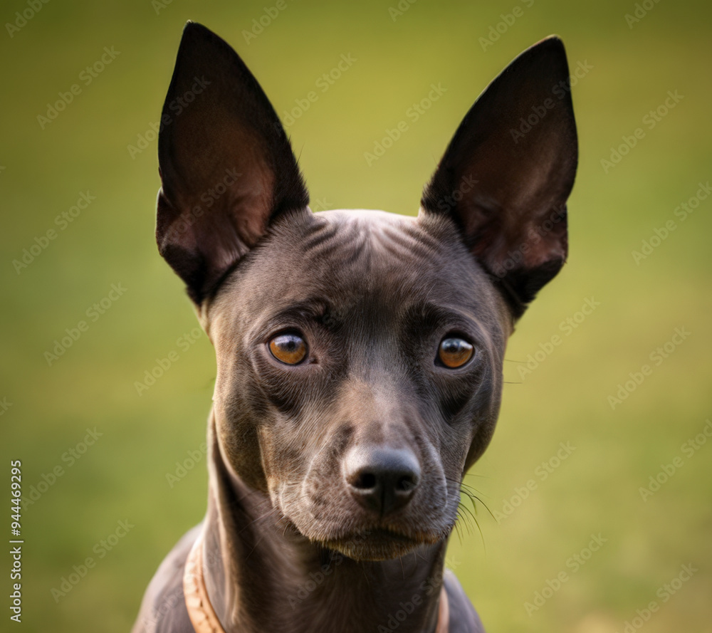 Peruvian Inca Orchid dog is a breed originating in Peru with a long history, often depicted in ancient artwork. Known for their unique appearance, which can be completely hairless.