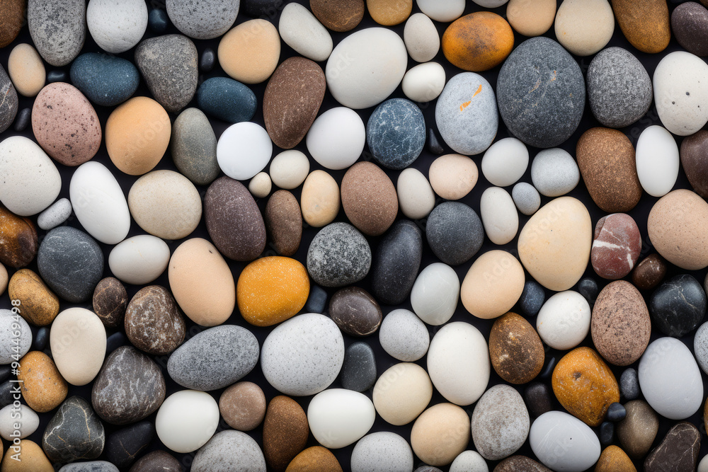 Processed collage of sea shore pebbles texture. Background for banner, backdrop or texture Processed collage of sea shore pebbles texture. Background for banner, backdrop or texture