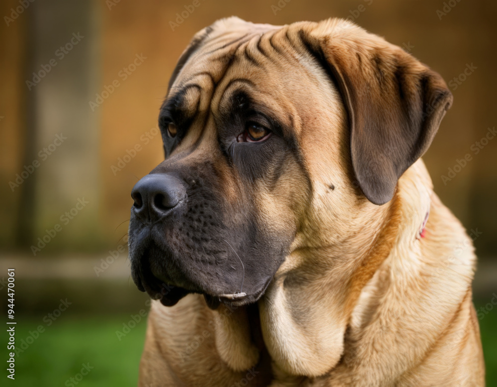 The Mastiff is a large, powerful, and gentle giant dog breed known for its loyalty, calm demeanor, and courageous nature The Mastiff is a large, powerful, and gentle giant dog breed known for its loyalty, calm demeanor, and courageous nature