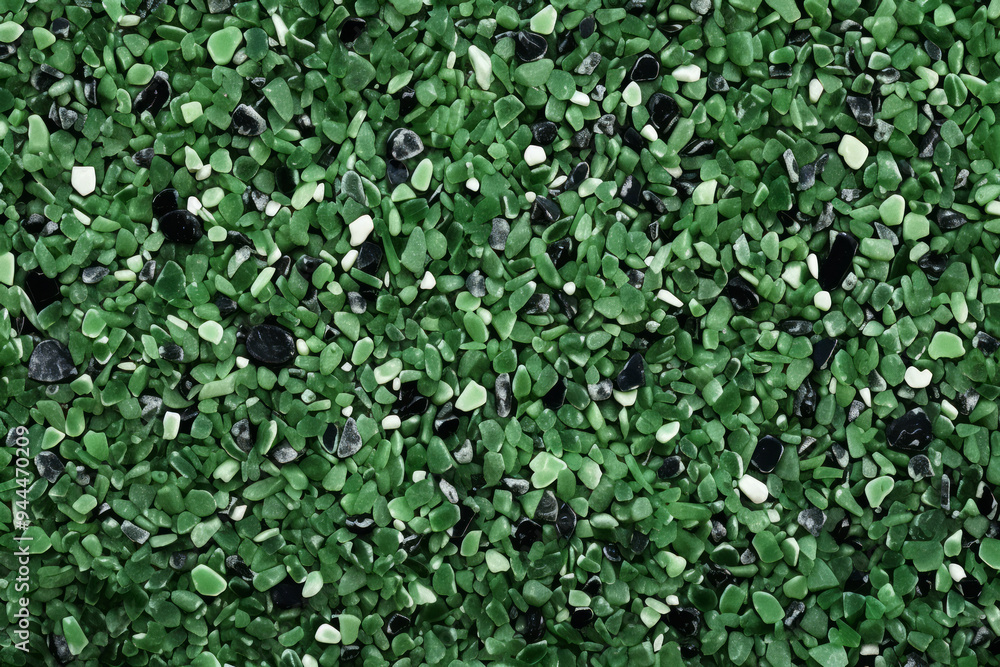 Processed collage of green terrazzo floor surface texture. Background for banner, backdrop Processed collage of green terrazzo floor surface texture. Background for banner, backdrop