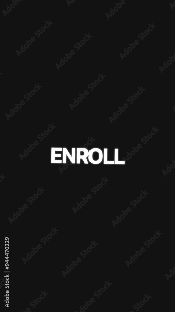 Animation featuring the word Animation featuring the word