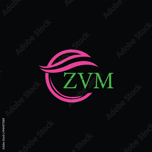  ZVM business finance logo design photo