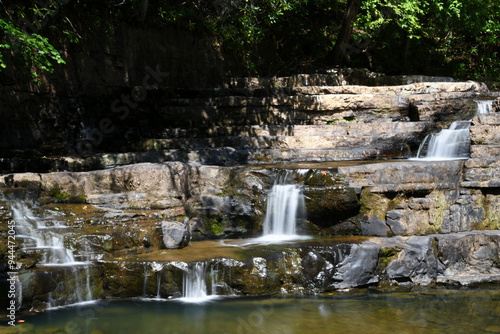 Dismal Falls, Bland VA - Cascading waterfalls in the Shenandoah Valley photo