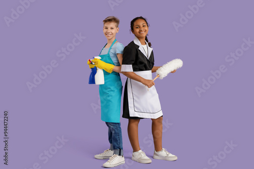 Teenage janitor and chamber...
