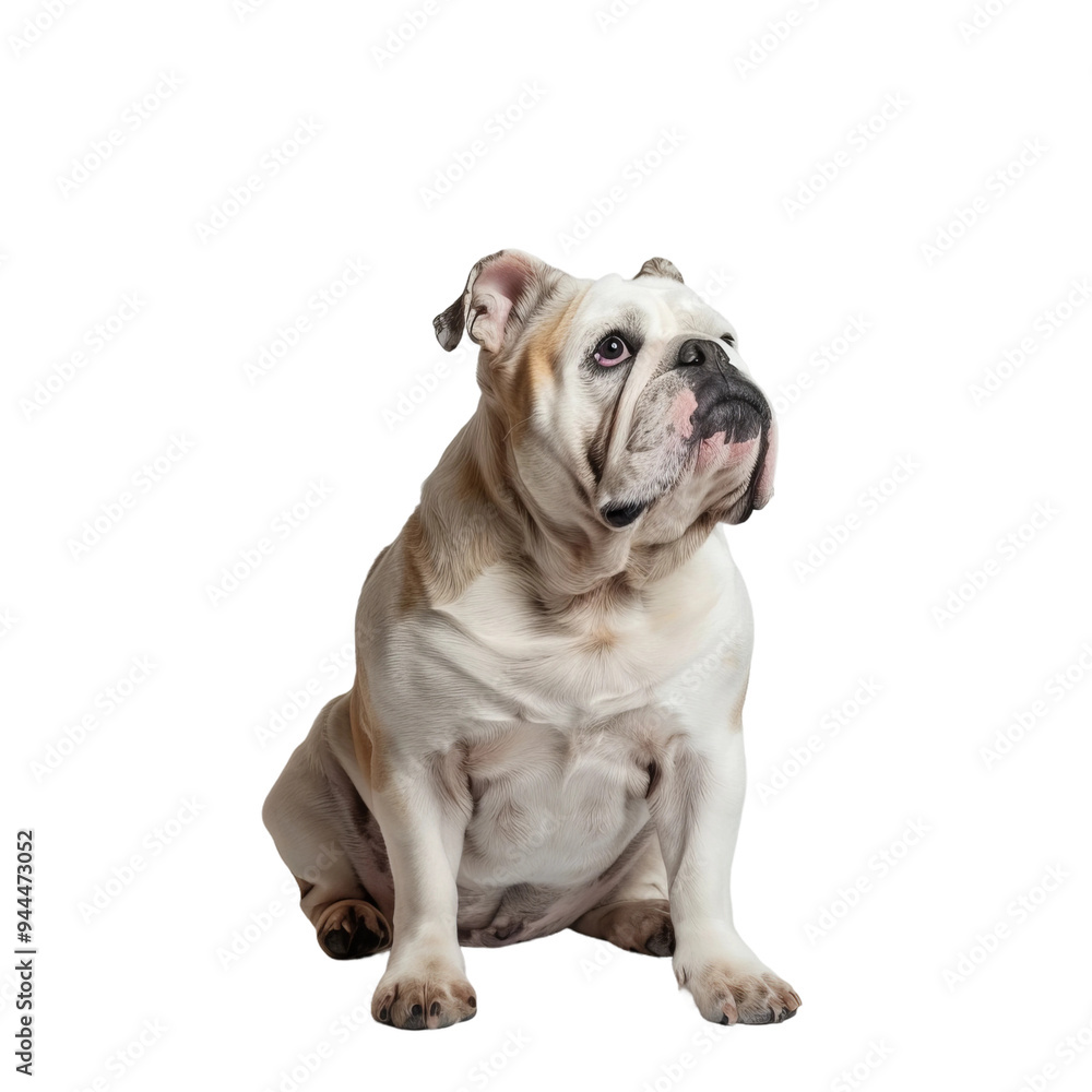 english bulldog isolated on white english bulldog isolated on white