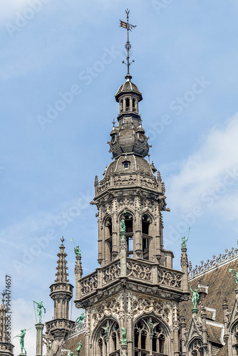 Beautiful landmarks in Brussels, Belgium photo