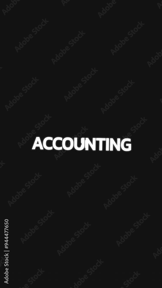Animation featuring the word Animation featuring the word
