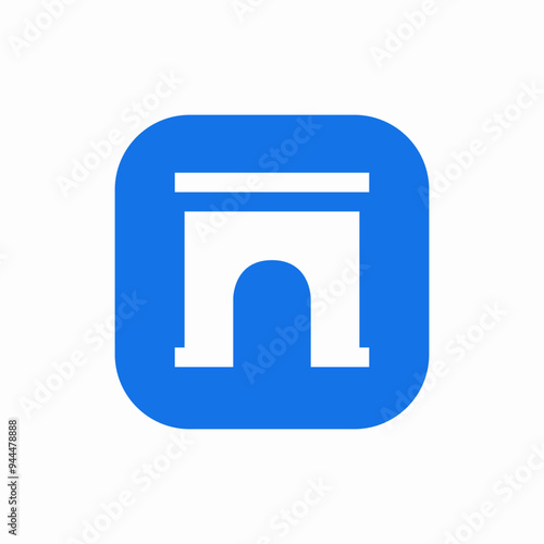 arch frame decoration icon sign