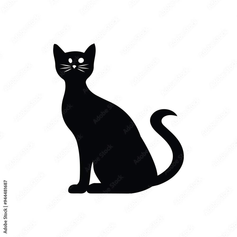 Purring Elegance Sleek Cat Silhouettes Purring Elegance Sleek Cat Silhouettes