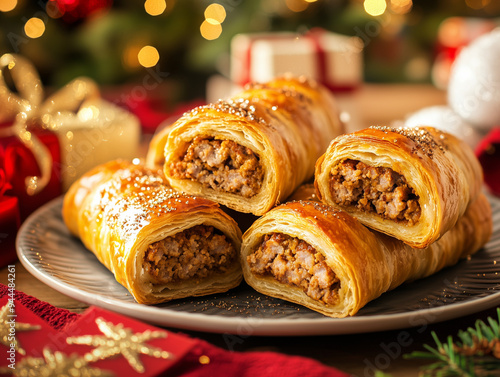 Christmas Sausage Rolls photo