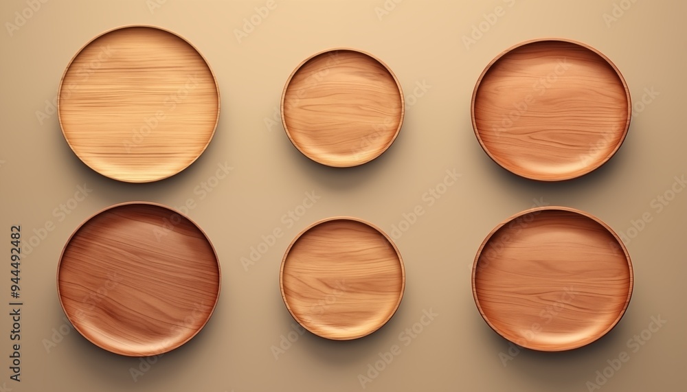 wooden plates wooden plates