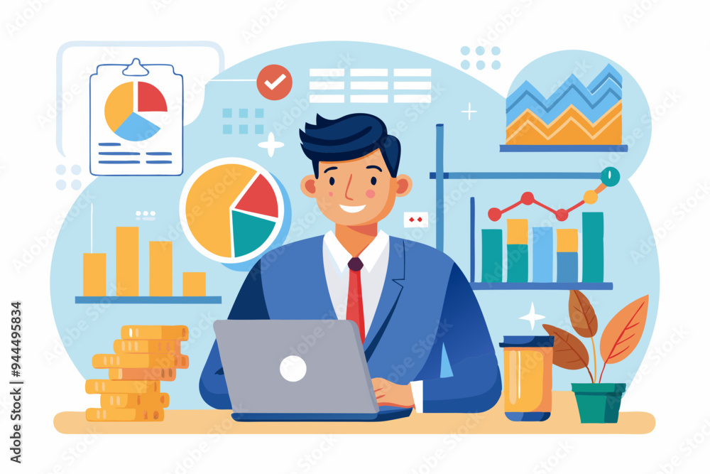 Investing data analysis to search for profit opportunity, financial chart and graph information, graph indicator for stock market trader, statistic concept, businessman investor on financial chart
Investing data analysis to search for profit opportunity, financial chart and graph information, graph indicator for stock market trader, statistic concept, businessman investor on financial chart