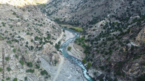 The Scenic Splendor of Kunar�s River and Peaks photo