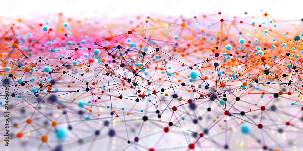 Abstract Networking: A mesmerizing array of interconnected dots, showcasing the intricate web of connections in the corporate world. Abstract Networking: A mesmerizing array of interconnected dots, showcasing the intricate web of connections in the corporate world.
