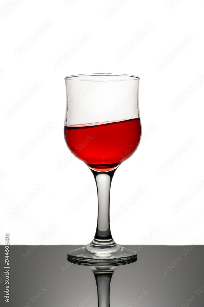 Goblet glass of red wine Goblet glass of red wine